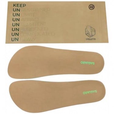 Plantilla Barefoot de microfibra SAGUARO XZI009 AMARILLO