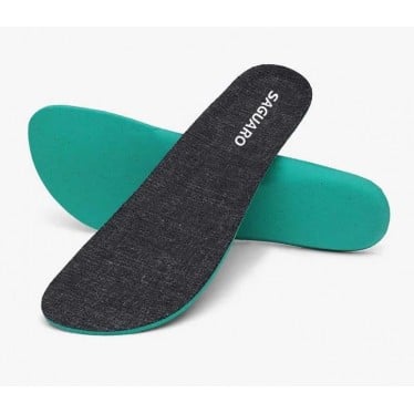 Plantilla Barefoot de lino SAGUARO XZI008 BLACK