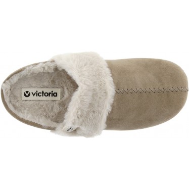 Zapatillas de ir por casa VICTORIA Norte 1081121 BEIGE