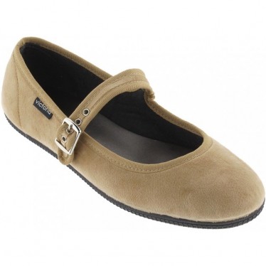 Bailarina VICTORIA Oda Mercedes Terciopelo 104913 MIEL