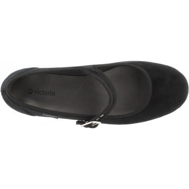 Bailarina VICTORIA Oda Mercedes Terciopelo 104913 NEGRO