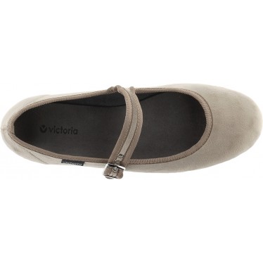 Bailarina VICTORIA Oda Mercedes Terciopelo 104913 BEIGE
