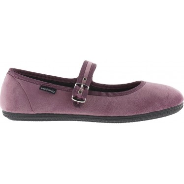 Bailarina VICTORIA Oda Mercedes Terciopelo 104913 MALVA