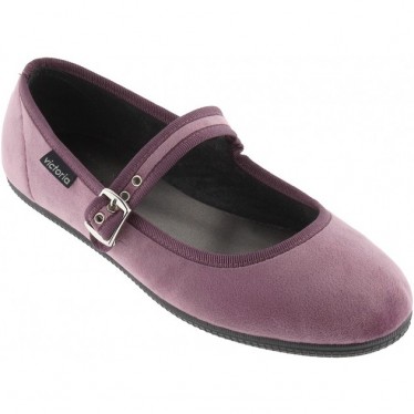 Bailarina VICTORIA Oda Mercedes Terciopelo 104913 MALVA