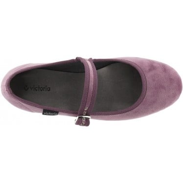 Bailarina VICTORIA Oda Mercedes Terciopelo 104913 MALVA