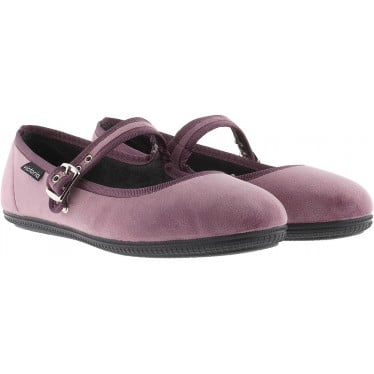 Bailarina VICTORIA Oda Mercedes Terciopelo 104913 MALVA