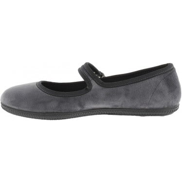 Bailarina VICTORIA Oda Mercedes Terciopelo 104913 GRIS