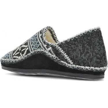 PANTUFLAS NORDIKAS CLASSIC CAB 3002 NEGRO