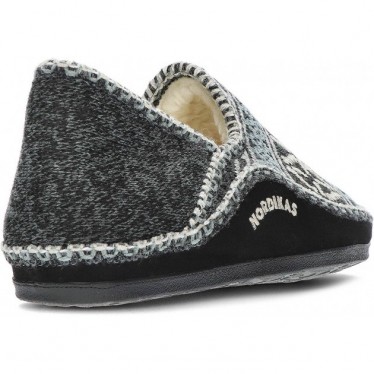 PANTUFLAS NORDIKAS CLASSIC CAB 3002 NEGRO