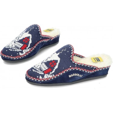 PANTUFLAS NORDIKAS SCOTT 1502 AZUL