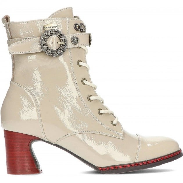 Botines para mujer LAURA VITA Incao 10 BEIGE Botines para mujer LAURA VITA Incao 10 BEIGE