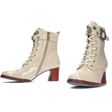 Botines para mujer LAURA VITA Incao 10 BEIGE
