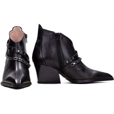 Botín estilo cowboy HISPANITAS Sidney HI243597 BLACK_C007