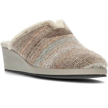 Pantuflas para mujer Garzón 175524 Fancywool TAUPE
