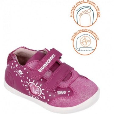 Deportivas de niña Biomecanics 241163 Corazón POP