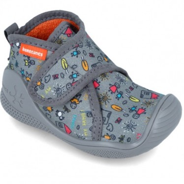 Pantuflas para bebé Biomecanics 241156 My family GRIS