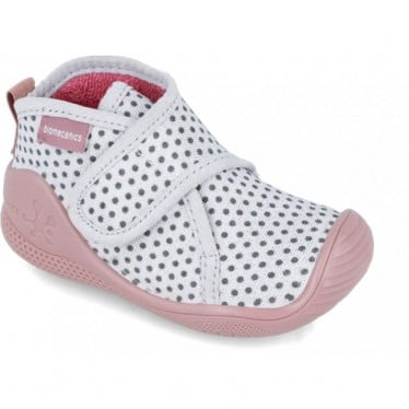 Pantuflas para niña Biomecanics 241157 Topos BLANCO
