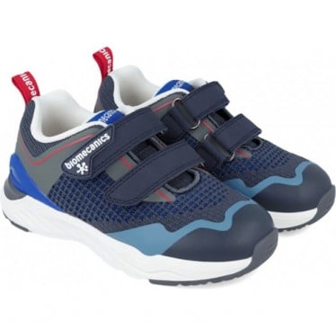 Deportiva para chico Biomecanics 241261 Autoadherente AZUL