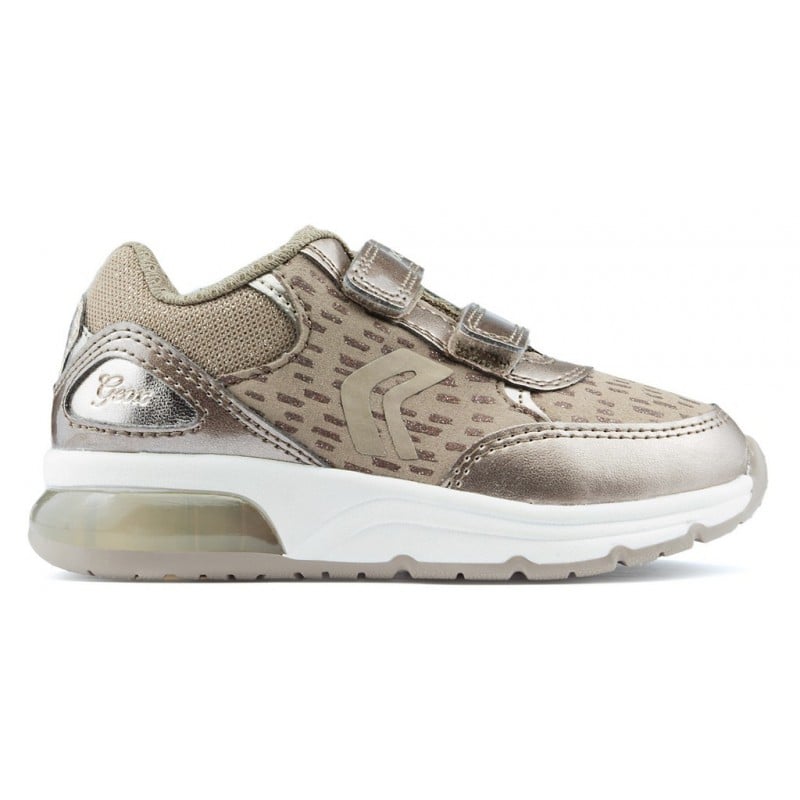 ZAPATILLAS GEOX SPACECLUB LUCES DK_GOLD