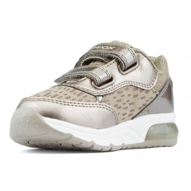 ZAPATILLAS GEOX SPACECLUB LUCES DK_GOLD