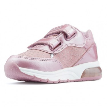 ZAPATILLAS GEOX SPACECLUB LUCES ANTIQUE_ROSE