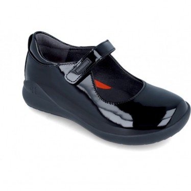 Manoletina colegial para chica Biomecanics 181120 Autoadherente NEGRO_CHAROL_C785