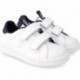 Sneaker colegial para chico Garvalín 231750 Cool BLANCO_AZUL_A057