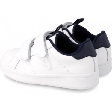 Sneaker colegial para chico Garvalín 231750 Cool BLANCO_AZUL_A057