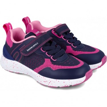 Deportivas para niña de BIOMECANICS 241271G MAT AZUL_FUCSIA_C600