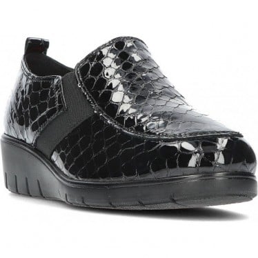 Mocasines para mujer Doctor Cutillas 60338 Elásticos NEGRO