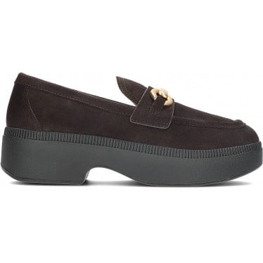 Mocasines para mujer FitFlop II8 F-LUMA CHOCOLATE