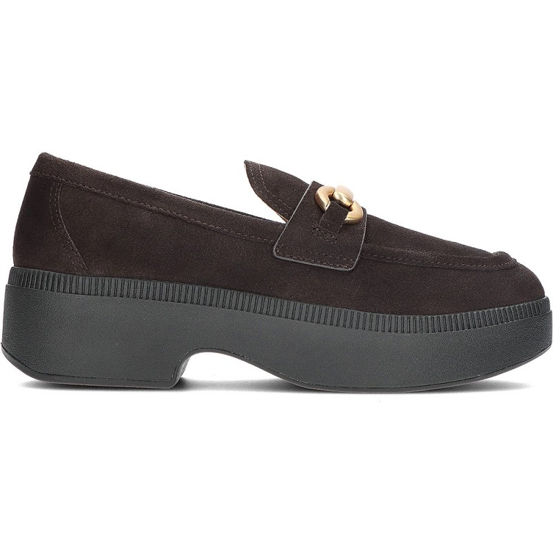 Mocasines para mujer FitFlop II8 F-LUMA CHOCOLATE