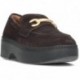 Mocasines para mujer FitFlop II8 F-LUMA CHOCOLATE