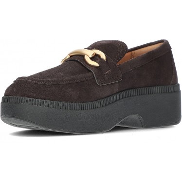 Mocasines para mujer FitFlop II8 F-LUMA CHOCOLATE