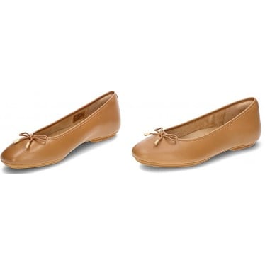 Bailarinas para mujer FITFLOP HX8 Mary Jane BEIGE