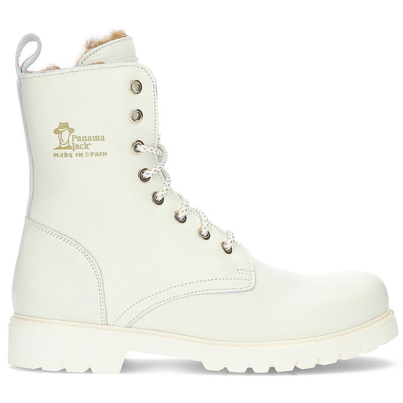 BOTAS PANAMA JACK FRISIA WHITE