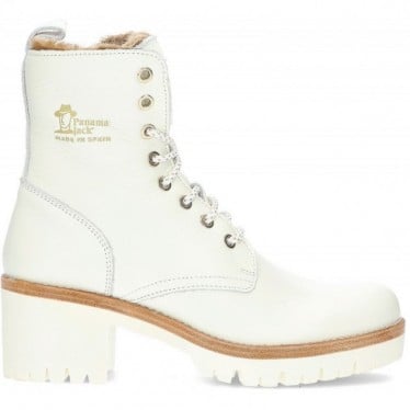 BOTAS PANAMA JACK HAIRY PADMA BLANCO