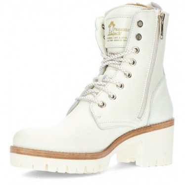BOTAS PANAMA JACK HAIRY PADMA BLANCO
