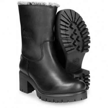 BOTAS PANAMA JACK PIOLA NEGRO