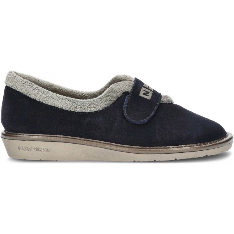 PANTUFLAS NORDIKAS AFELPADO TOP LINE 6348 MARINO