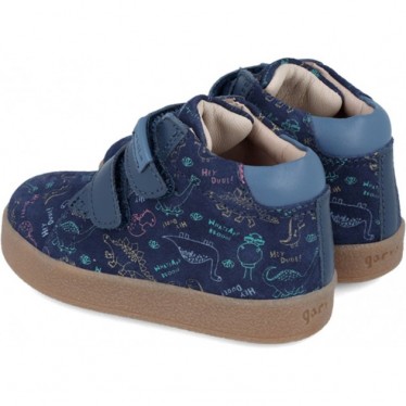 Botines para chico Garvalín 241317 Dinosaurios AZUL_MARINO