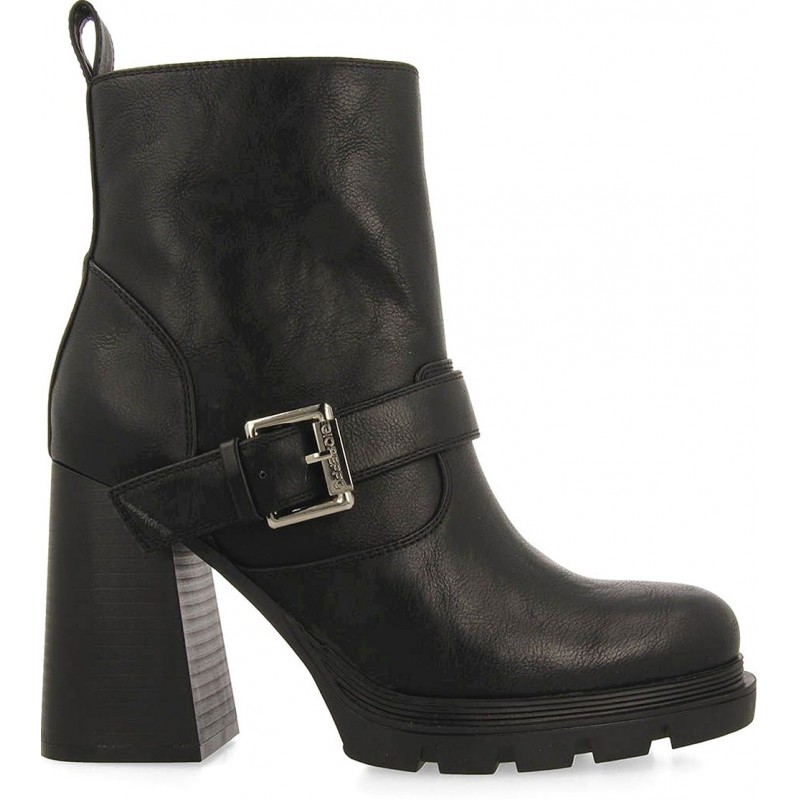 Botas estilo biker con tacón GIOSEPPO SIOFOK 73400 NEGRO