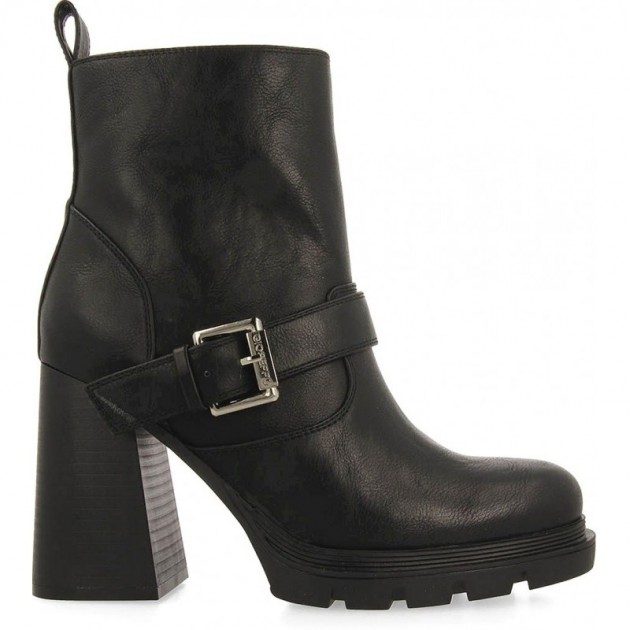 Botas estilo biker con tacón GIOSEPPO SIOFOK 73400 NEGRO Botas estilo biker con tacón GIOSEPPO SIOFOK 73400 NEGRO