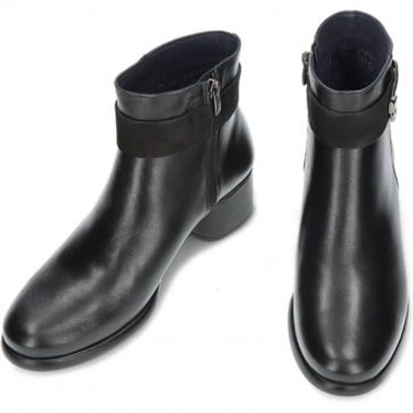 Botines para mujer FLUCHOS D9369 Macy SUGAR_NEGRO