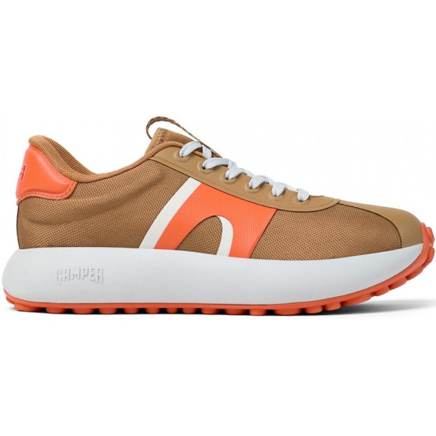 Deportiva para mujer Camper K201614 Pelotas Athens TAUPE_ORANGE_010 Deportiva para mujer Camper K201614 Pelotas Athens TAUPE_ORANGE_010