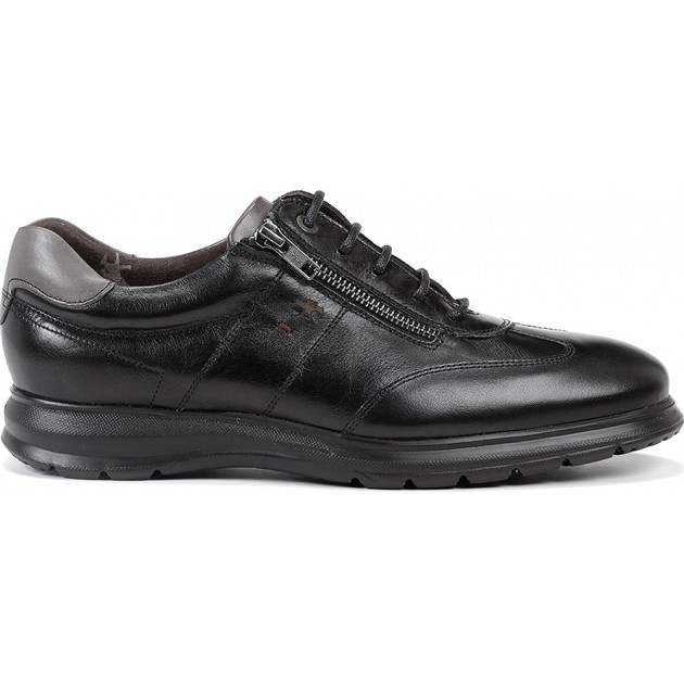 Zapato con cremallera FLUCHOS Zeta F0606 NEGRO_GRAFITO Zapato con cremallera FLUCHOS Zeta F0606 NEGRO_GRAFITO