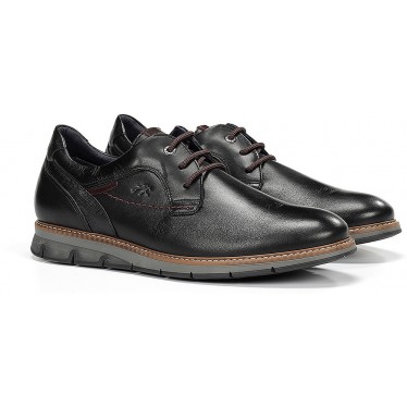 Zapatos con cordones FLUCHOS Kiro F0974 NEGRO