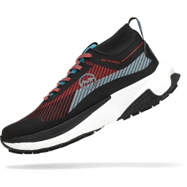 Deportiva para hombre Fluchos ATOM Blast-Tex BLACK_RED