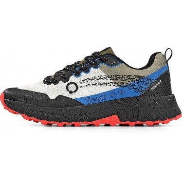 Zapatillas para hombre Fluchos ATOM AT158 Trail Running Terra 2.0 DARK_WHITE