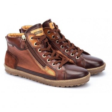 Botines para mujer Pikolinos 901-8772C1 Lagos CAOBA